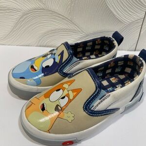 Bluey Bingo Ground Up Shoes multicolor Low-Top Slip-on Tennis Shoe Size 8